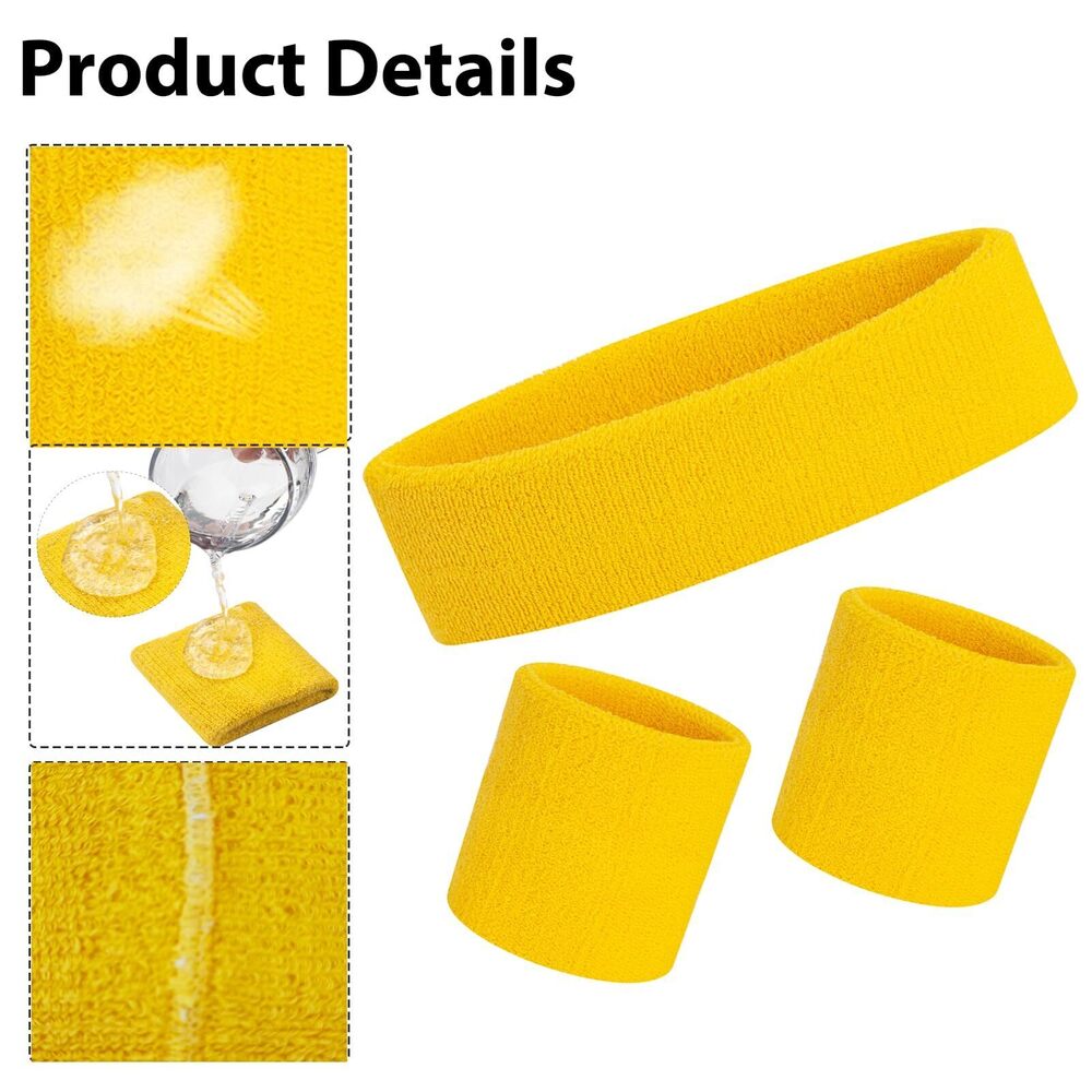 8776 Sweatband Striped Sock Set For Sweatband Headband High View 3